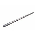 feed screw barrel for extrusion machine-single screw LDPE LLDPE HDPE film blowing extruder-zhoushan manufacturer bimetallic SJ65